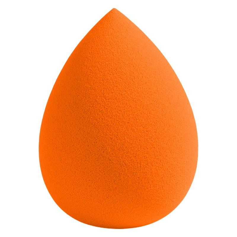 Energetic coral orange (mandarin red) teardrop cosmetic sponge adds a pop of color while ensuring flawless makeup application. Soft, expandable, and reusable. Factory-direct with fast global shipping.
