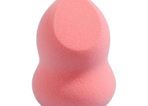 Soft peach pink angled-cut teardrop makeup sponge blends seamlessly into skin with its high-density foam. Ideal for foundation and concealer application. Factory-direct pricing available.