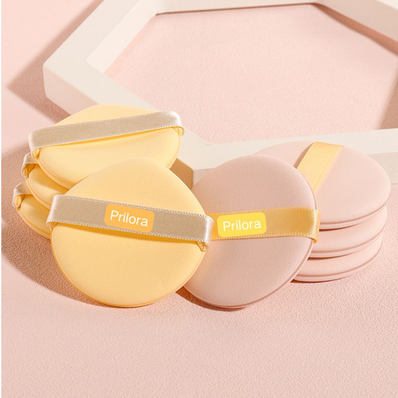 Dual-density air cushion puff featuring firm base for stability and soft top for skin contact. Prevents over-saturation while maintaining even coverage — scalable from 5,000 pcs with GMP-certified production.