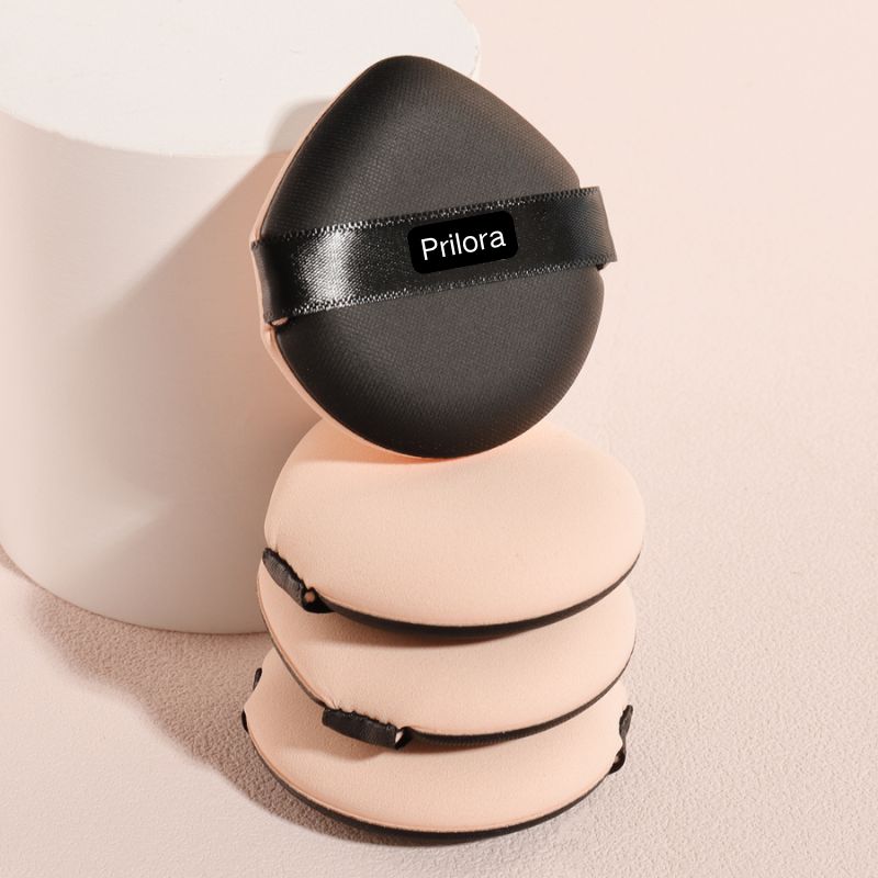 powder-series-air-cushion-puff-washable Washable and reusable air cushion puff with closed-cell core to resist bacterial growth. Retains shape and performance after 30+ washes — compliant with ISO 10993 biocompatibility standards.